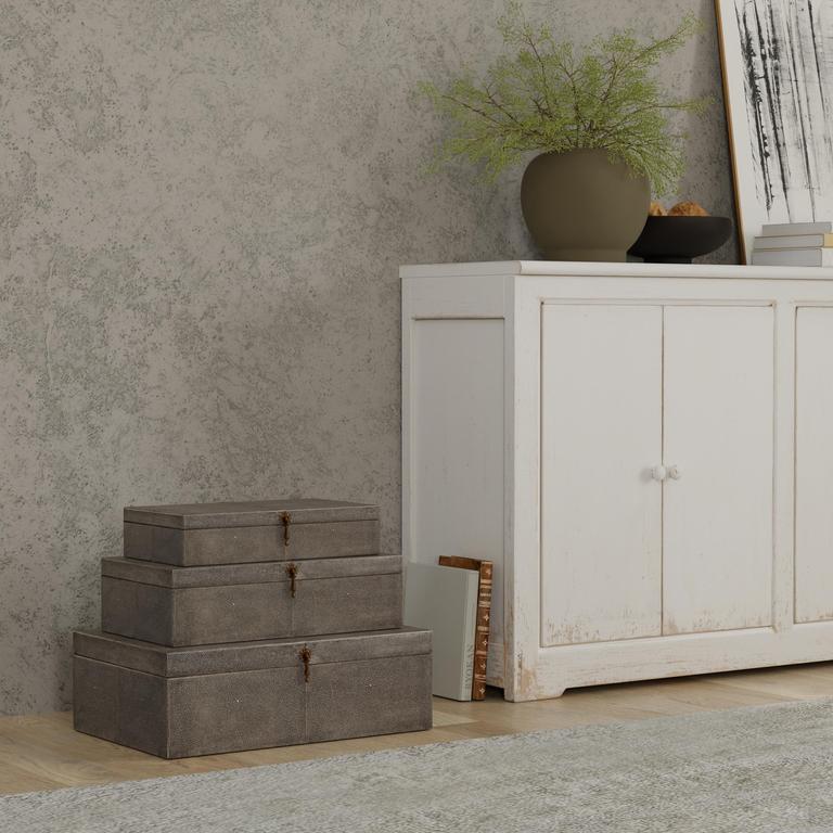 Cosmos Black Nesting Boxes (Set of 3)