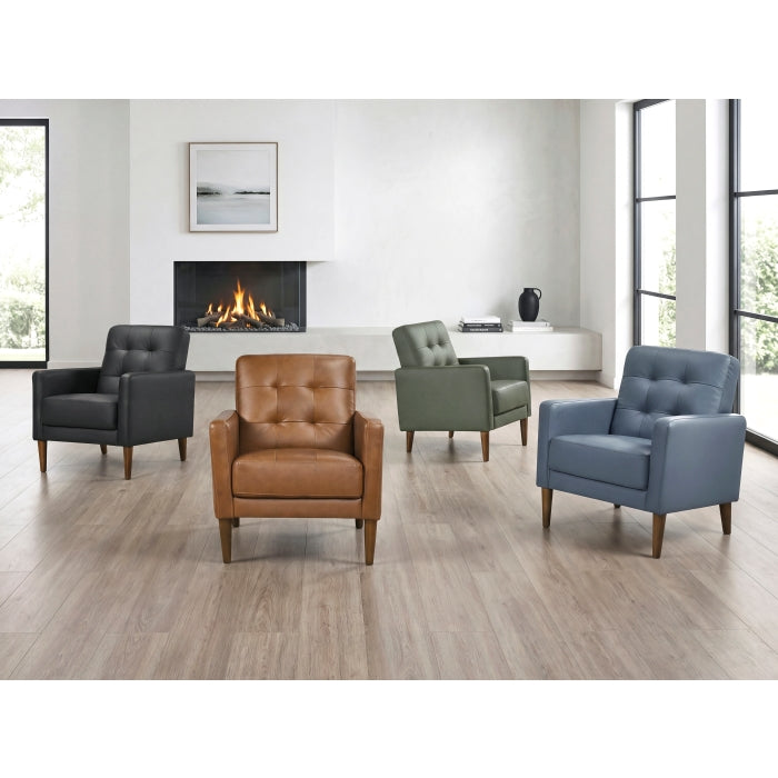 Riva Green Accent Chair