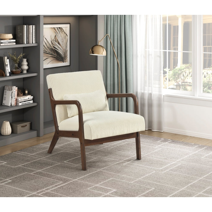 Twill Blue Accent Chair