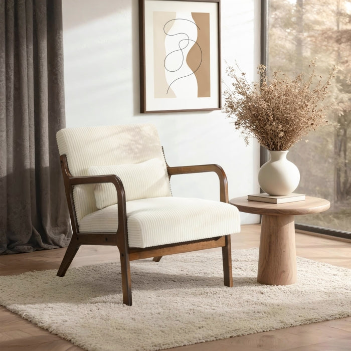 Twill Blue Accent Chair
