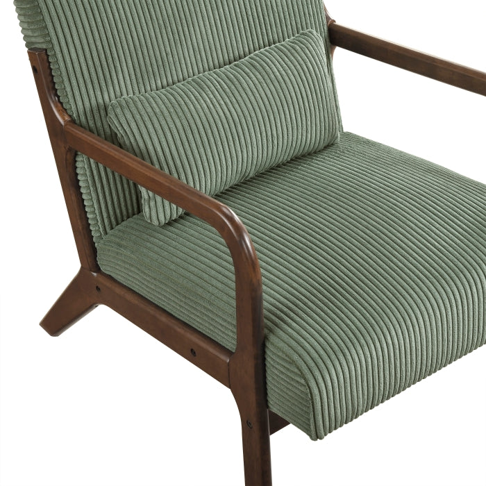 Twill Brown Accent Chair