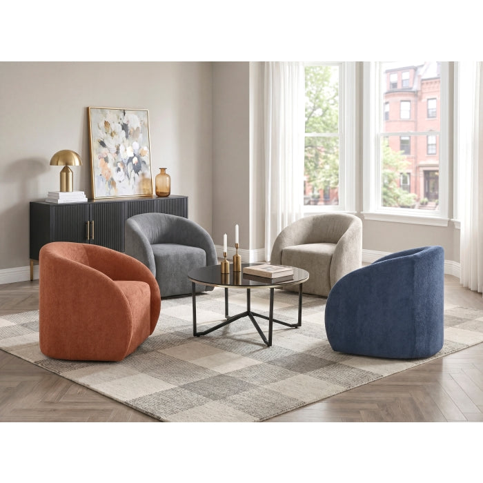 Cocoon Gray Swivel Chair