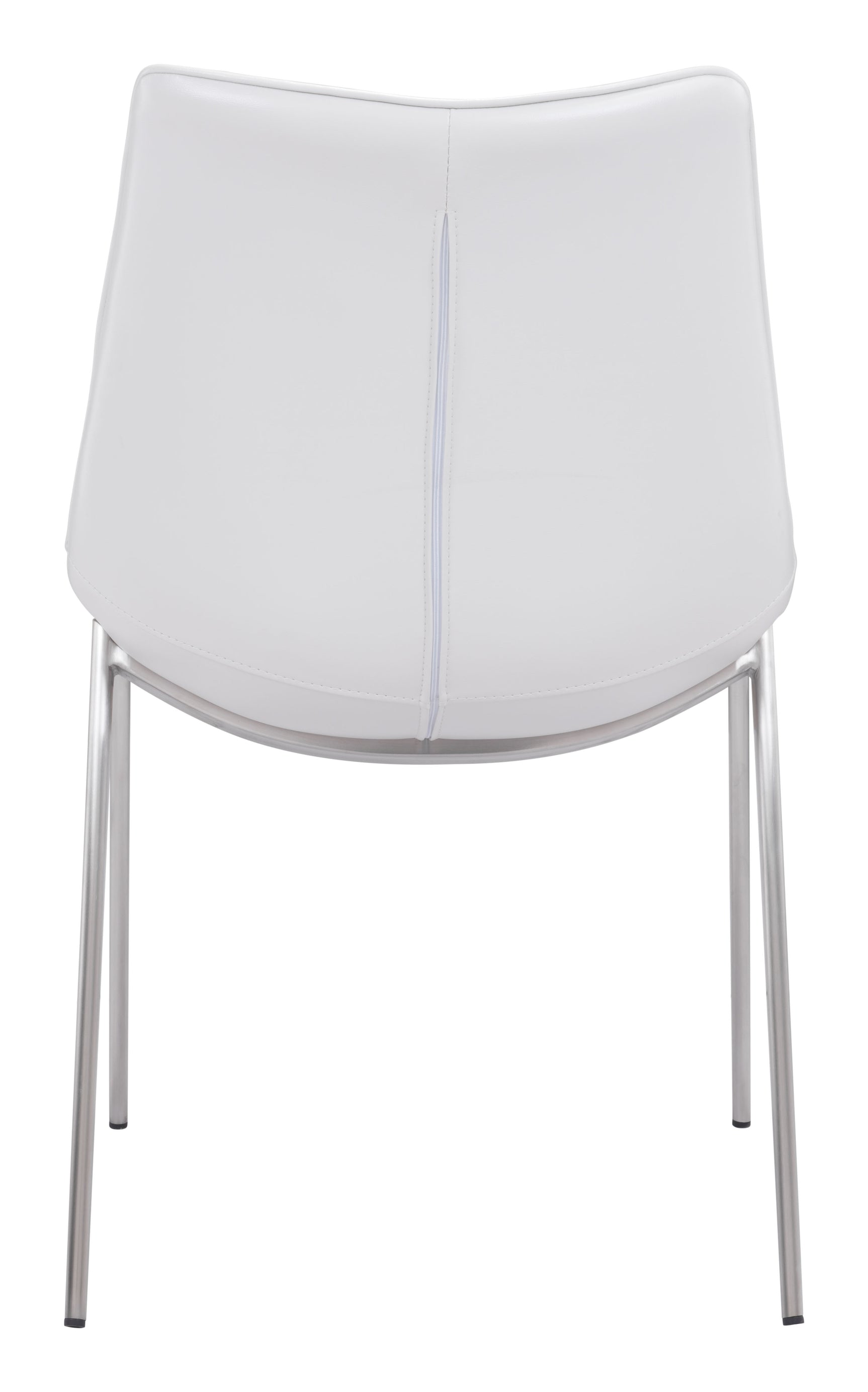 Magnus White & Silver Dining Chair (Set of 2)