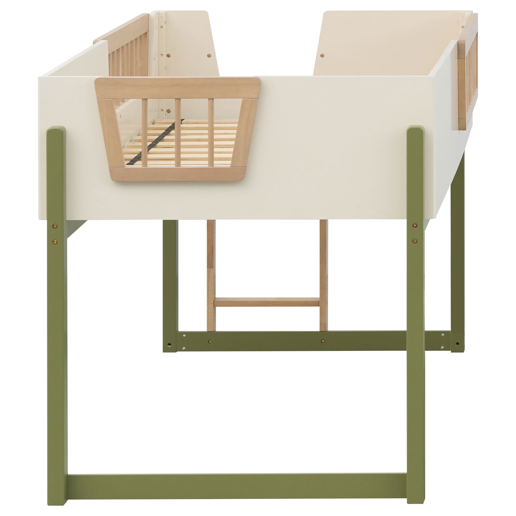 Evren Off White / Natural / Olive Twin Strg Loft