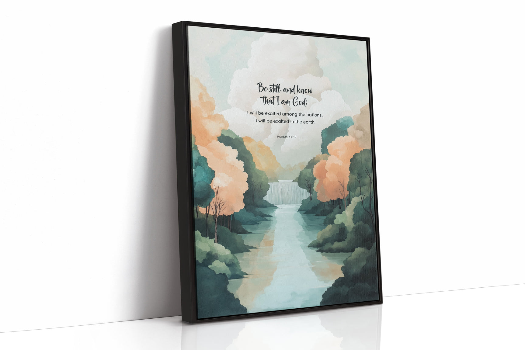 Be Still and Know Forest Waterfall