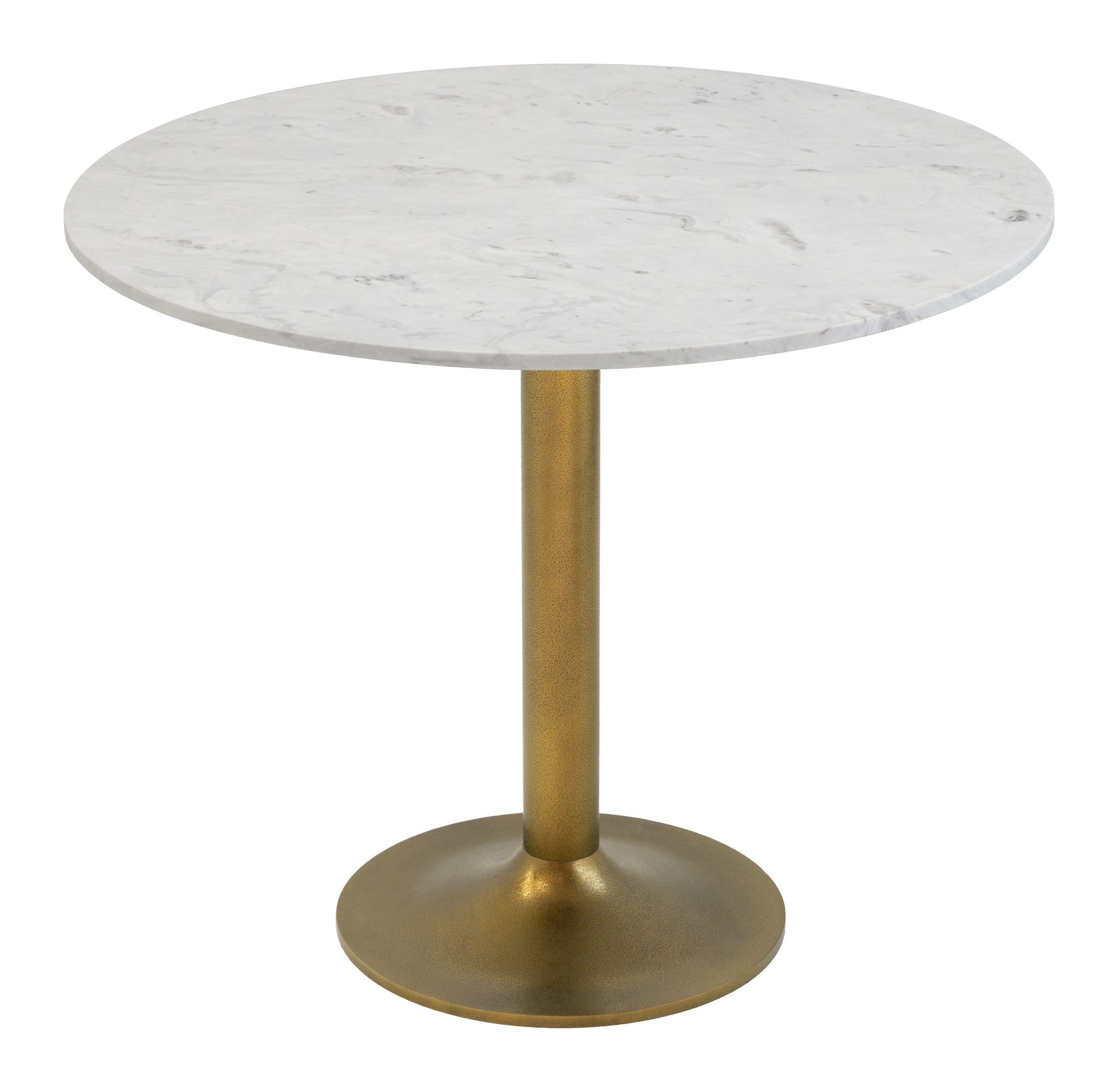 Fullerton White & Gold Dining Table