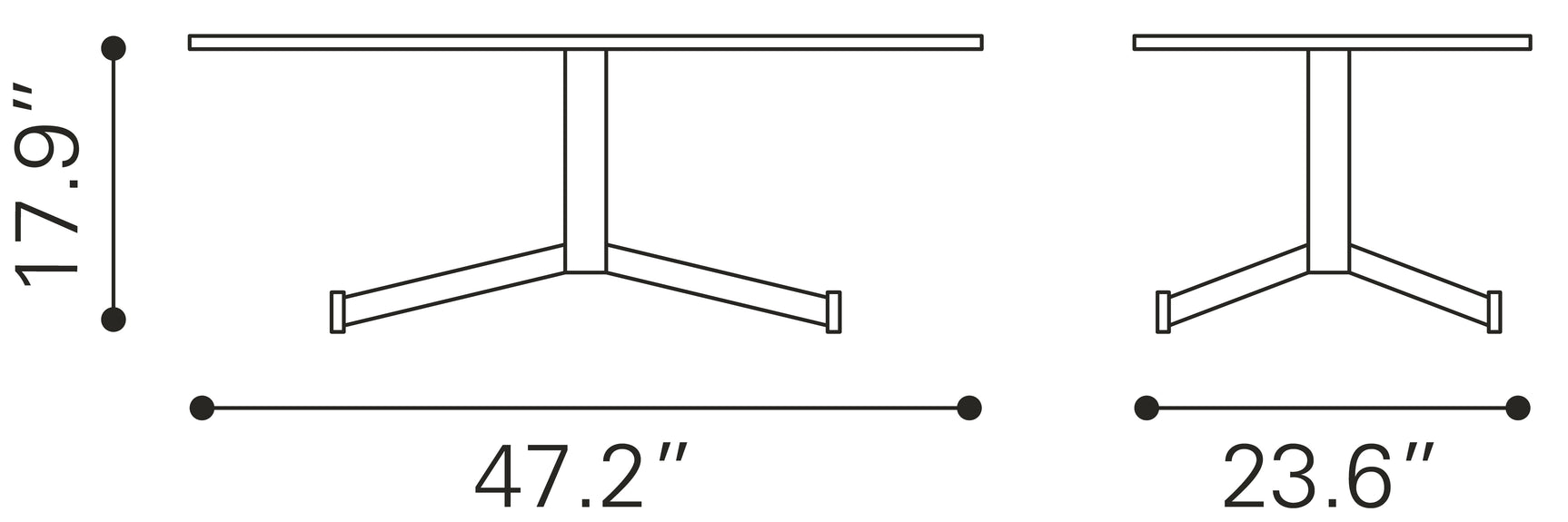 Mazzy Brown Coffee Table