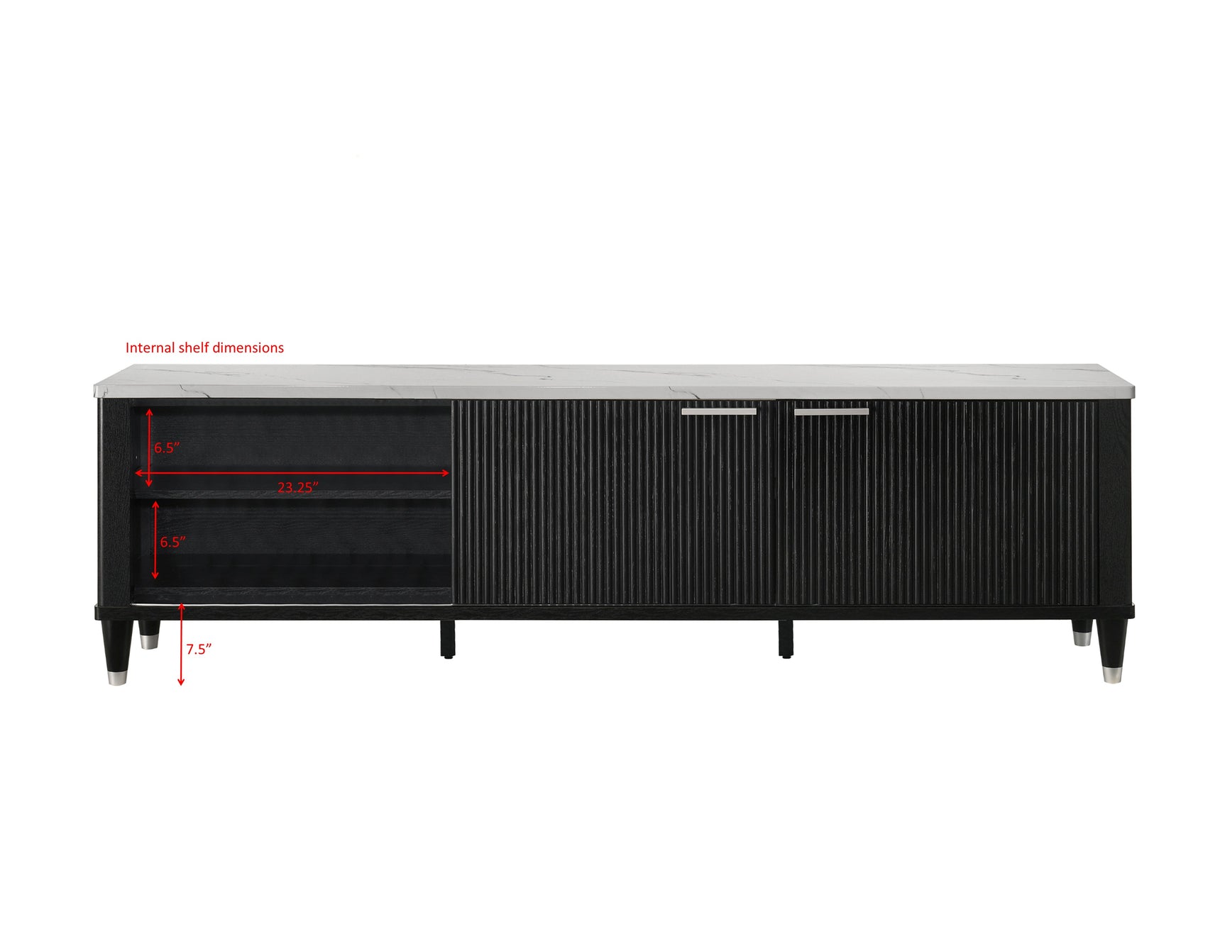 Britany Black TV Stand