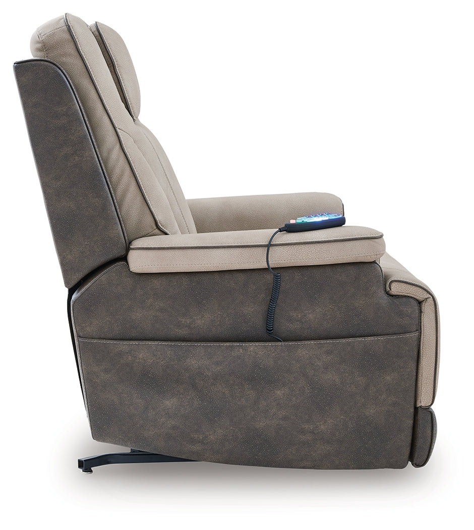 4Z-Serenity Zone Sand Power Lift Recliner - Ornate Home