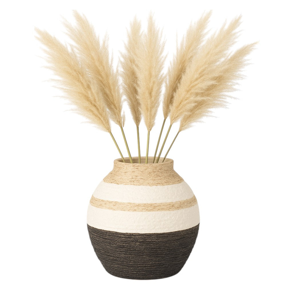 Alicemill Multicolor Striped Woven Textured Vase