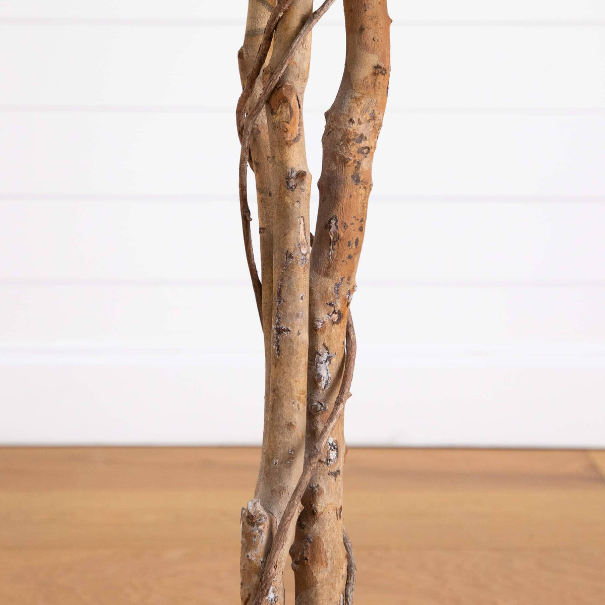 5' Artificial Halloween Black Ficus Tree with Natural Trunk