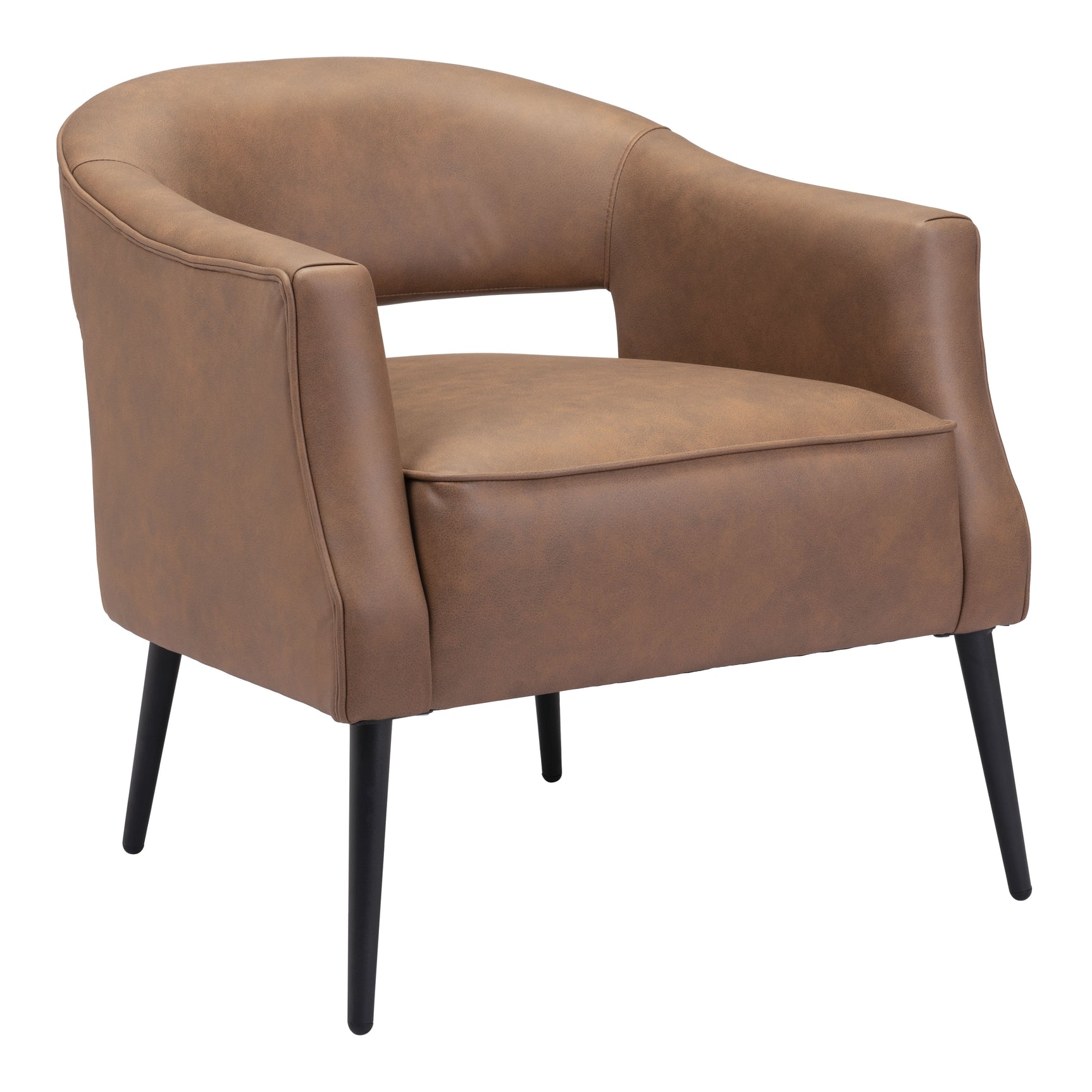 Berkeley Vintage Brown Accent Chair
