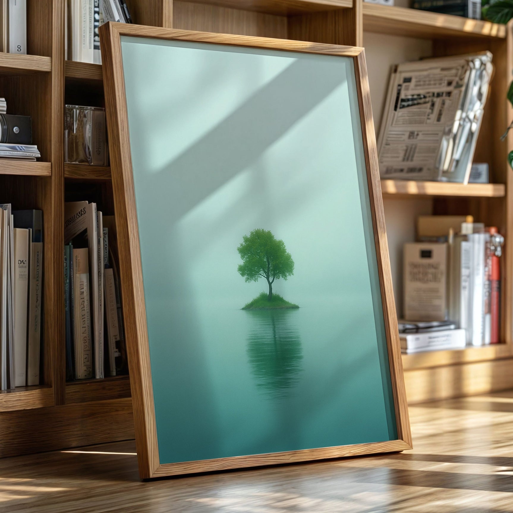 Solitary Tree in Mist