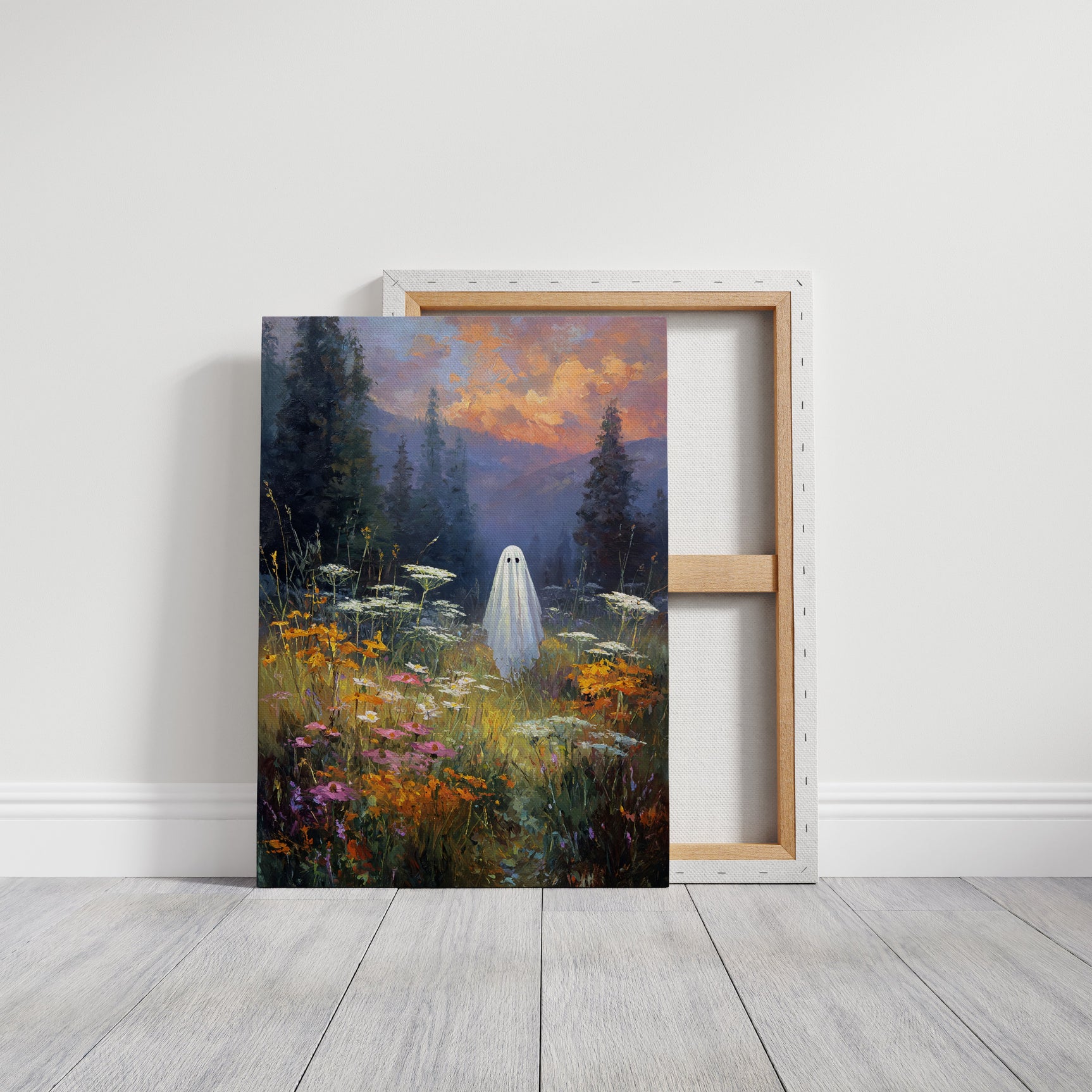 Amongst Wildflowers, A Silhouette Stirs