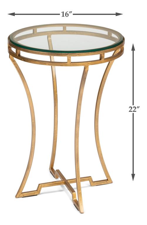 Wine Money Gold Table