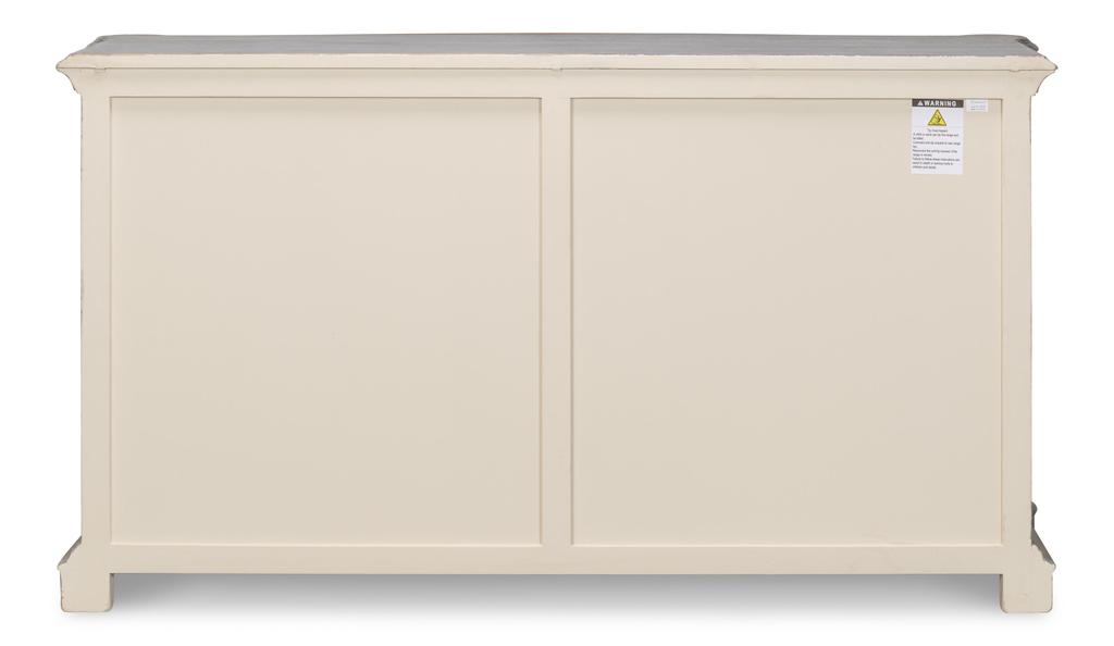 Columns Bowfront Blue Sideboard