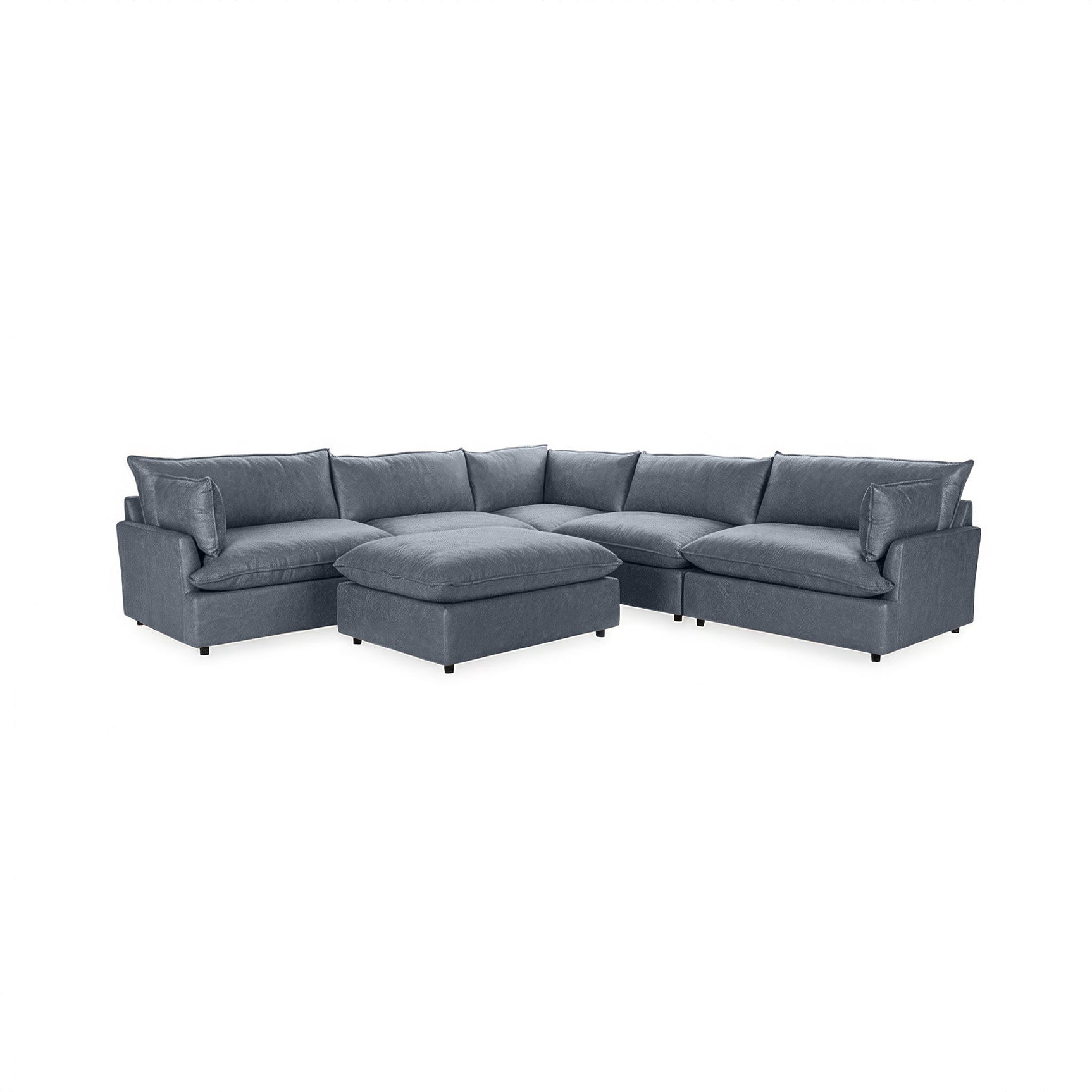 Caplan 6 Piece Sectional with Ottoman