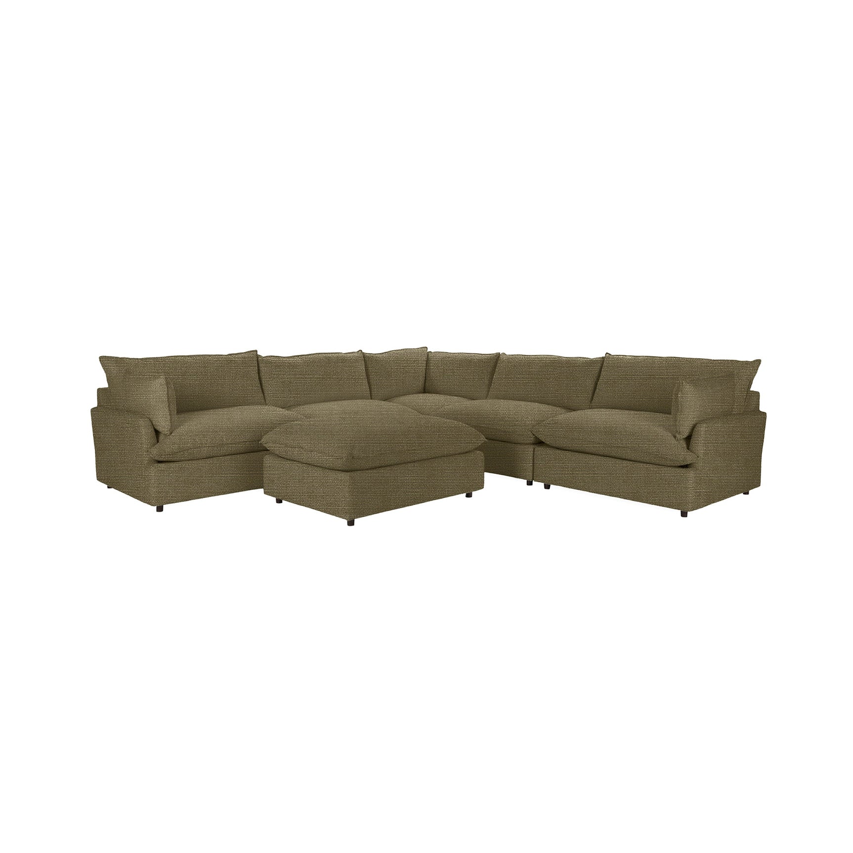 Caplan 6 Piece Sectional with Ottoman