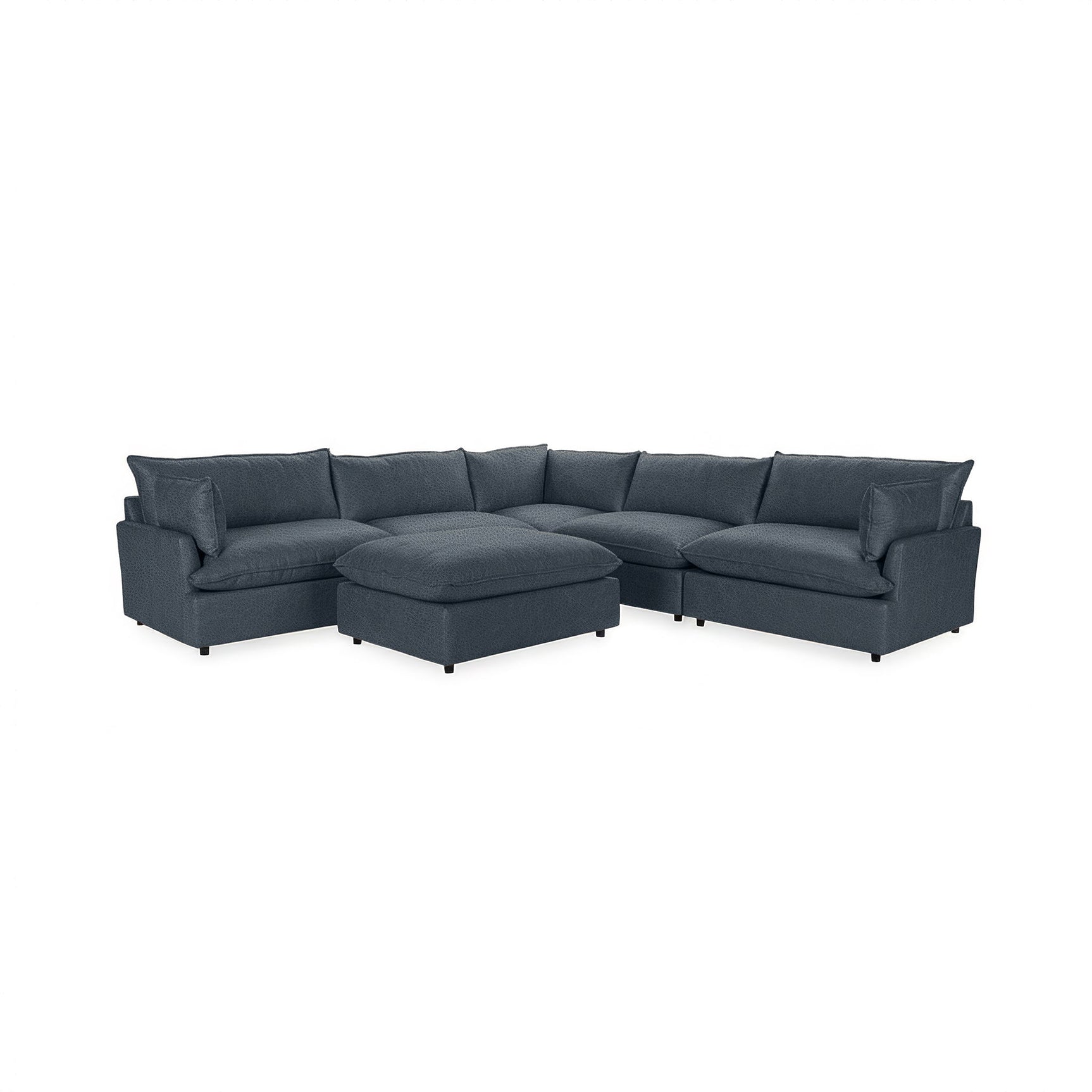 Caplan 6 Piece Sectional with Ottoman