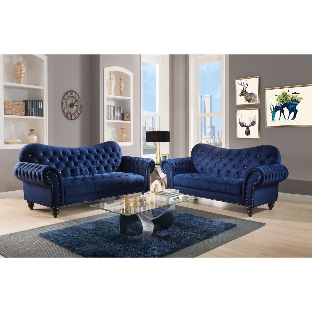 Iberis Navy Sofa