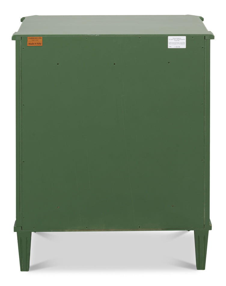 Poppin's Green 3 Drawer Chest