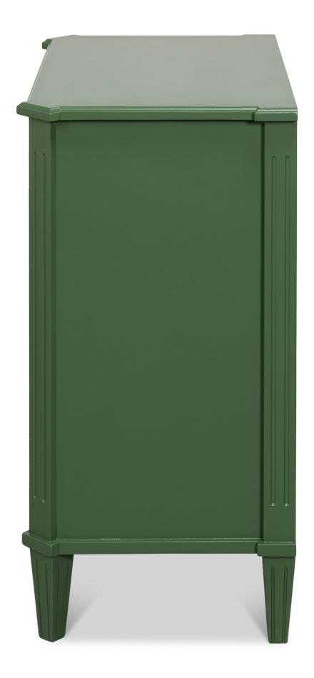 Poppin's Green 3 Drawer Chest