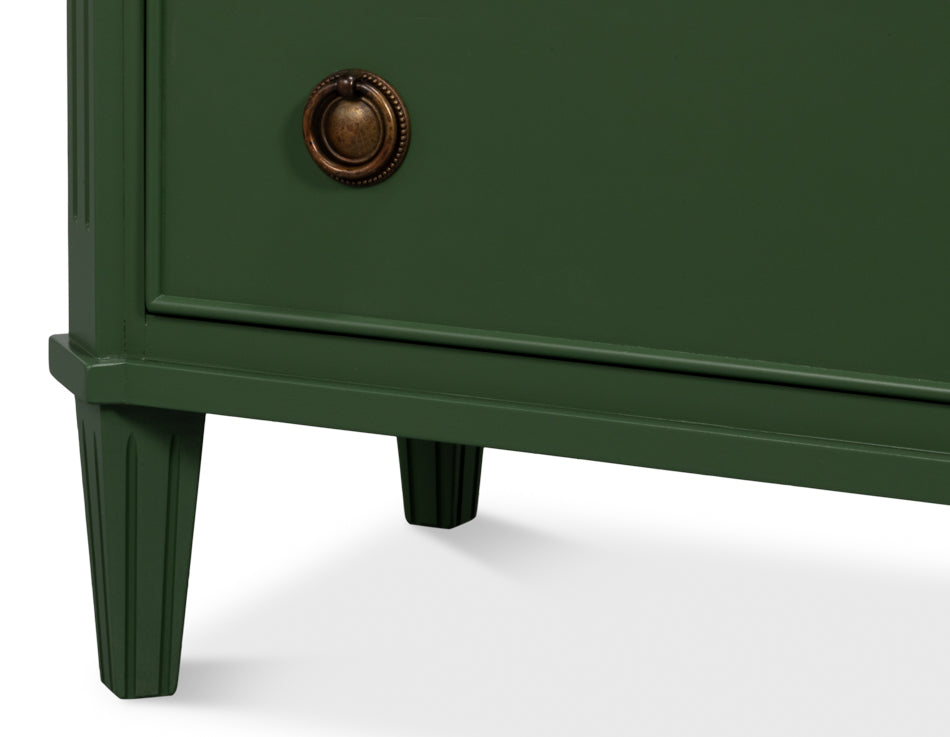 Poppin's Green 3 Drawer Chest
