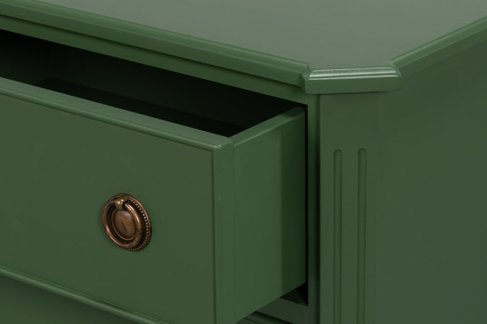 Poppin's Green 3 Drawer Chest