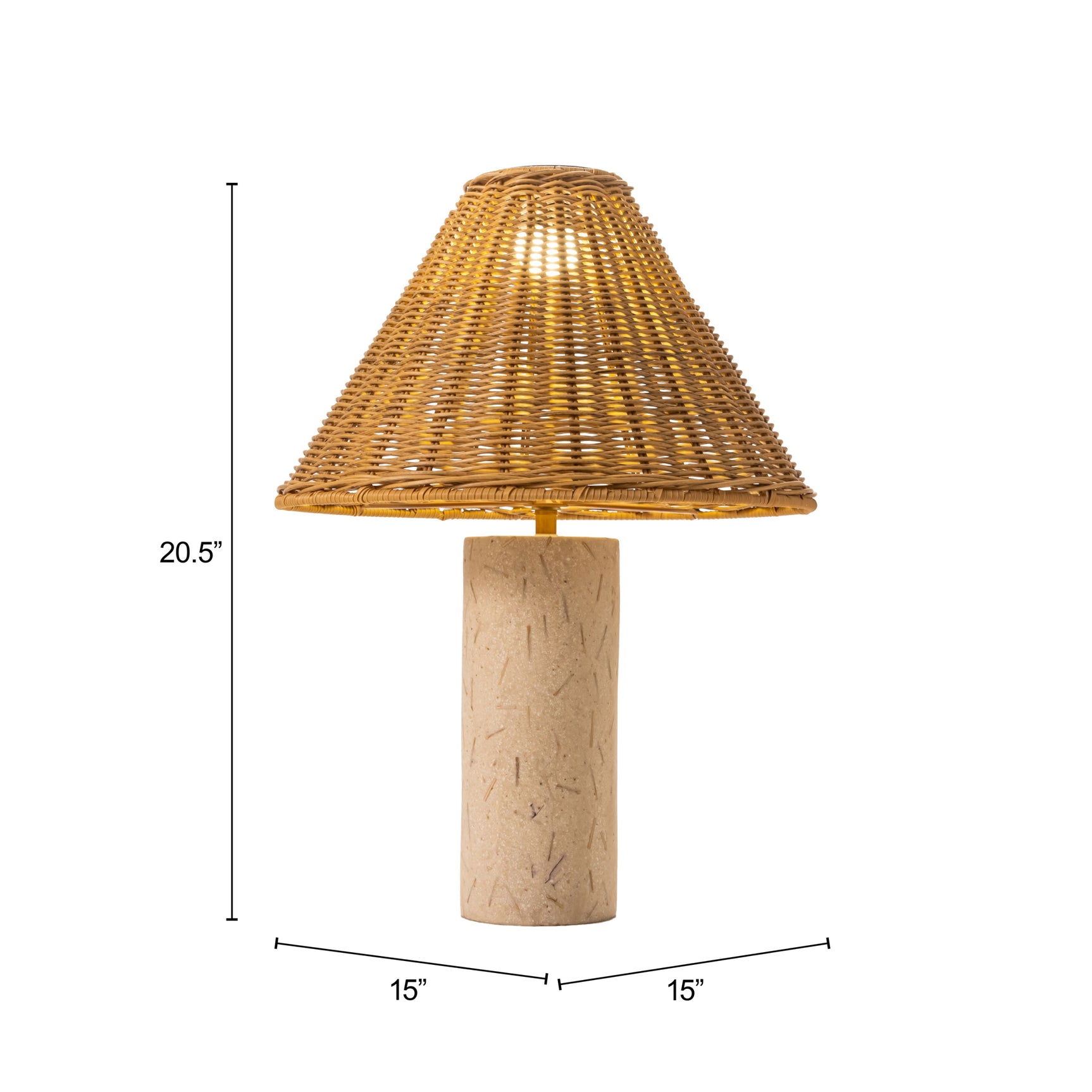 Kintal Natural Solar Table Lamp