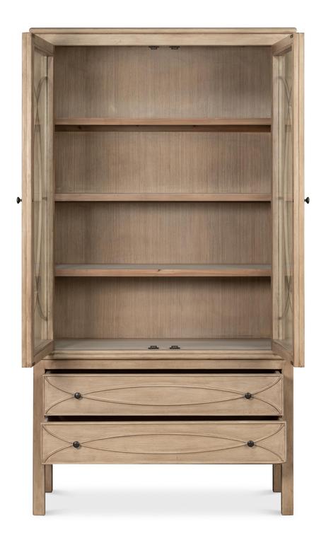 Cecile Beige Bookcase