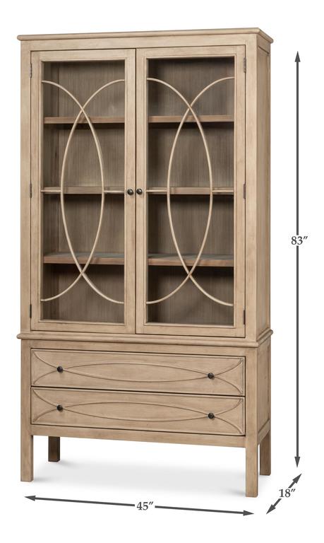 Cecile Beige Bookcase