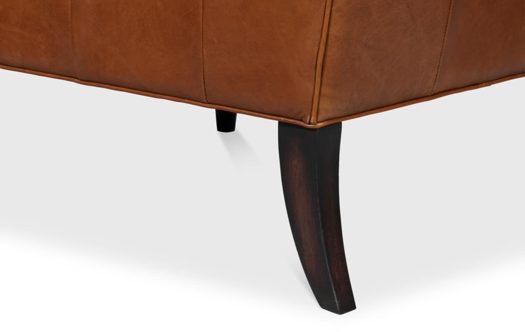 Benton Brown Distilled Leather Chair