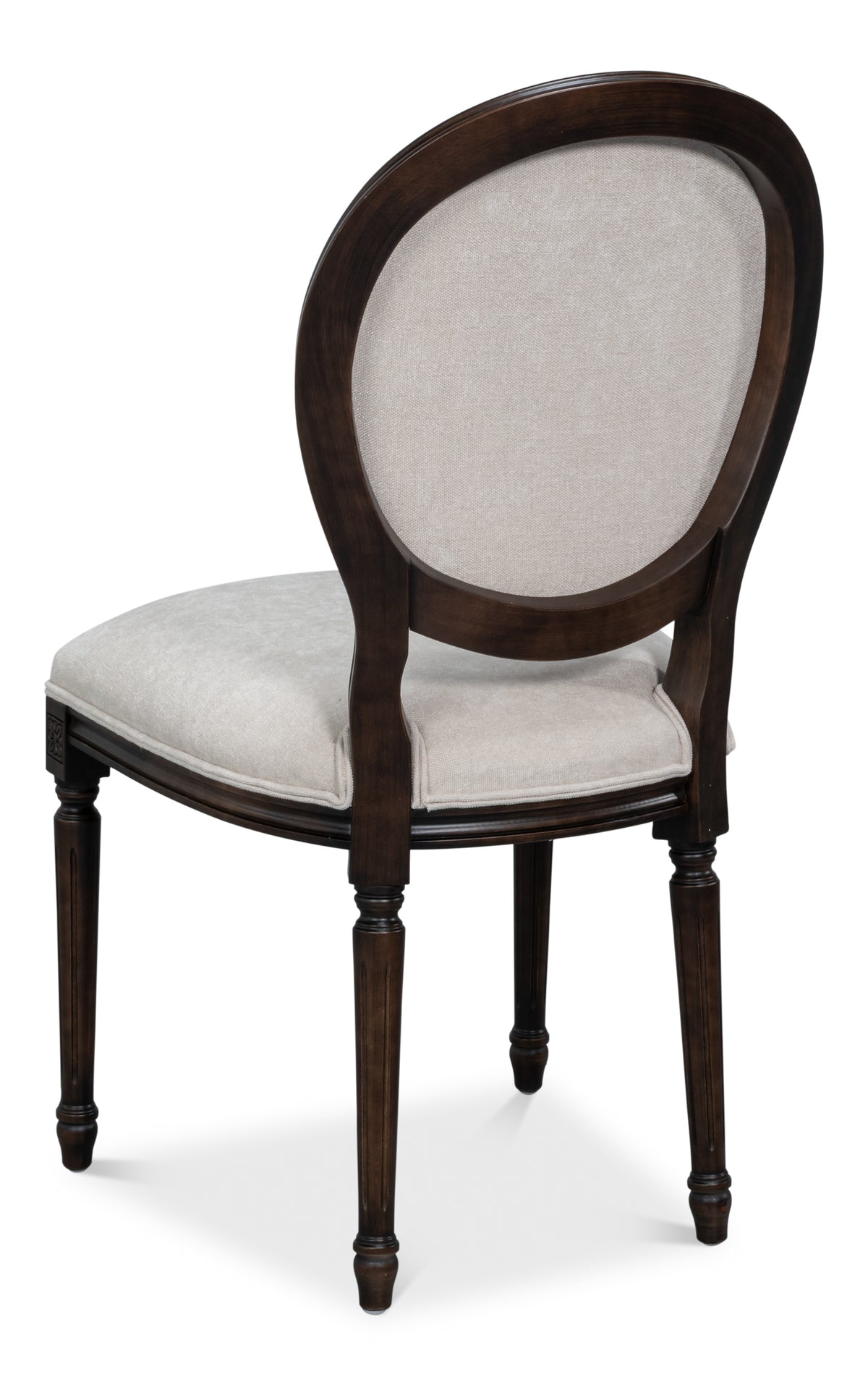 Hugo Nero/Cream Oval Side Chair (Set of 2)