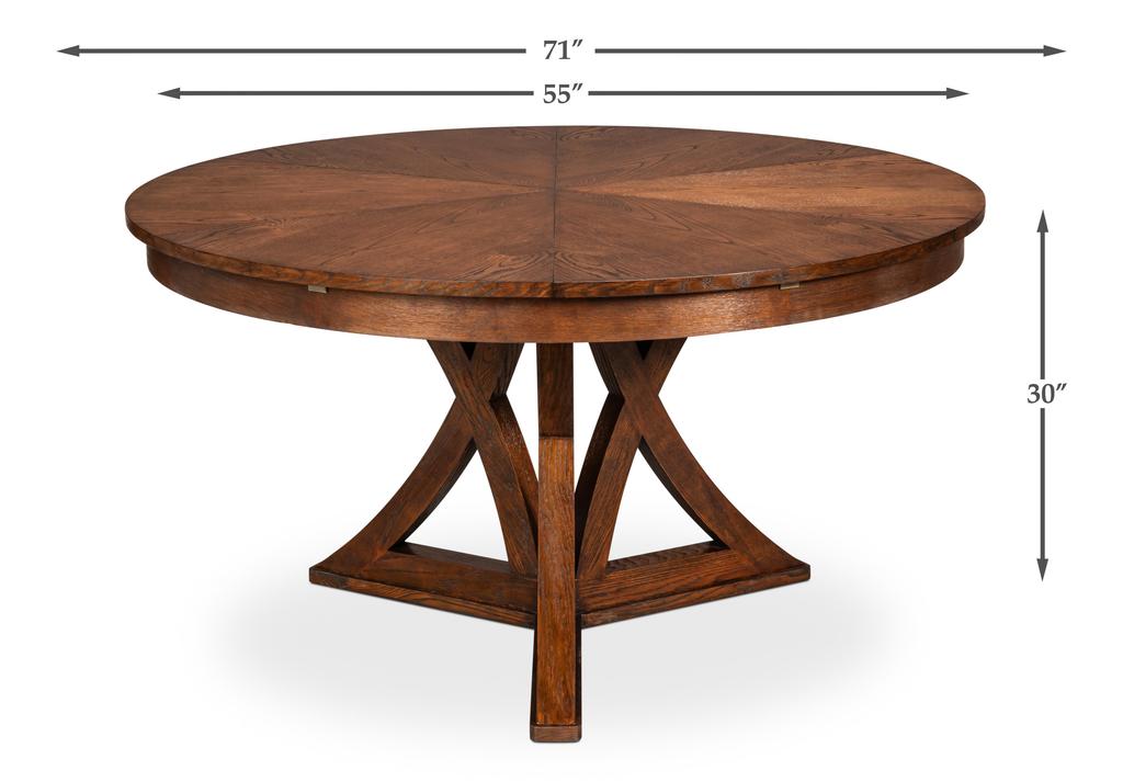 Casual Jupe Brown Dining Table