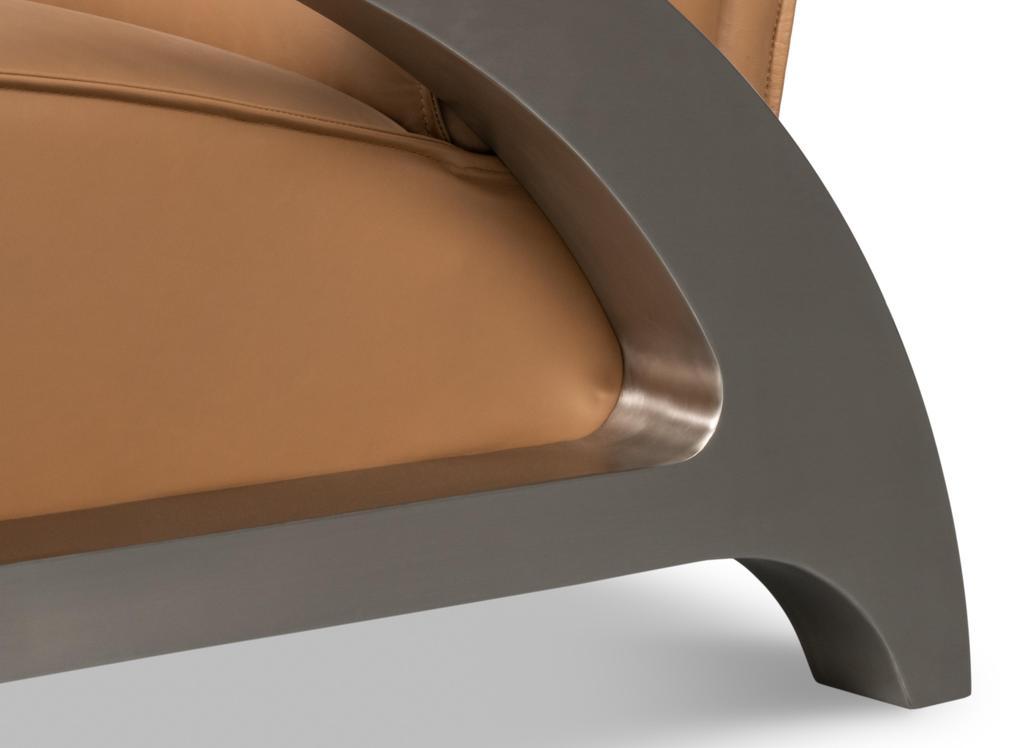 Carlisle Brown Leather Armchair