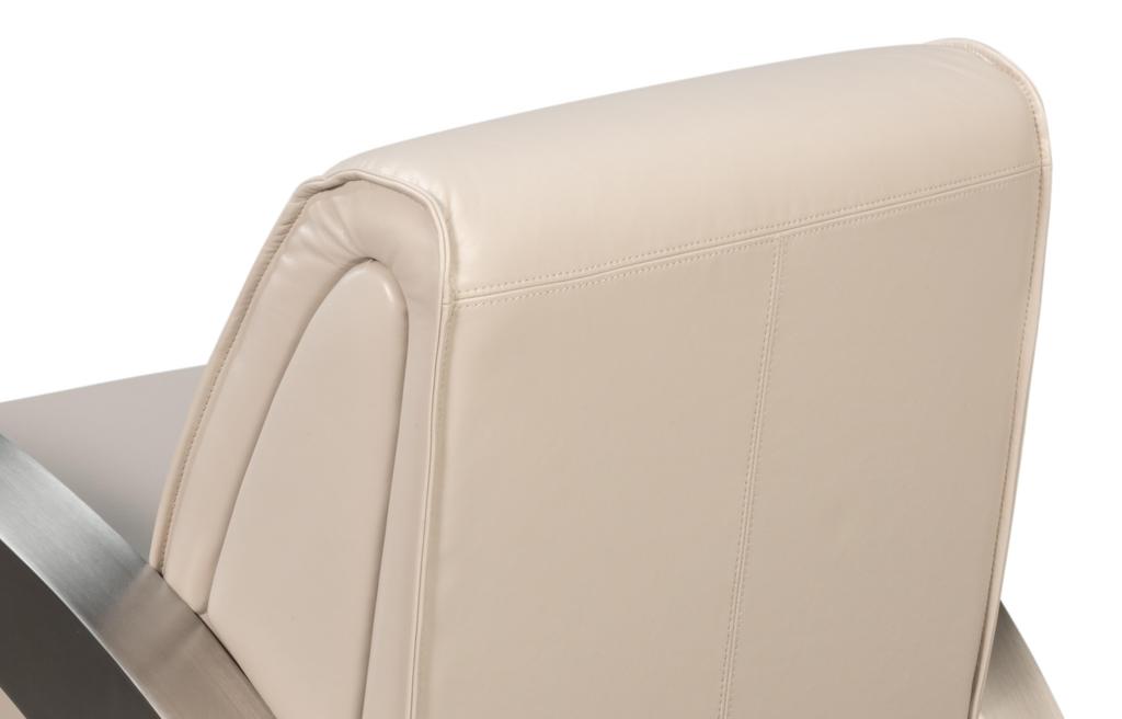 Carlisle White Leather Armchair