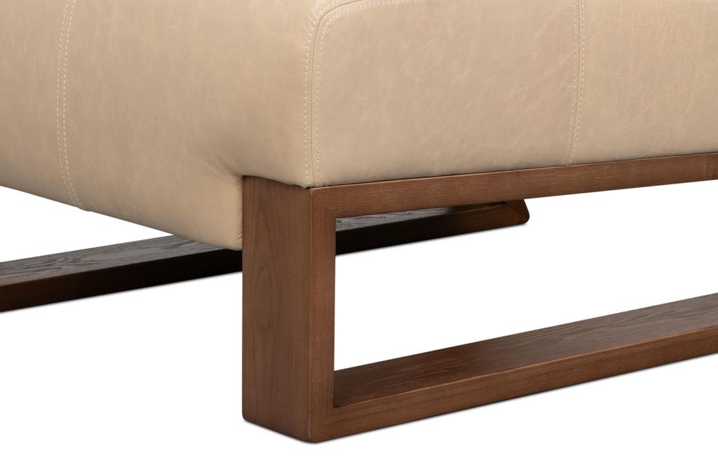 Wylam White Leather Chair