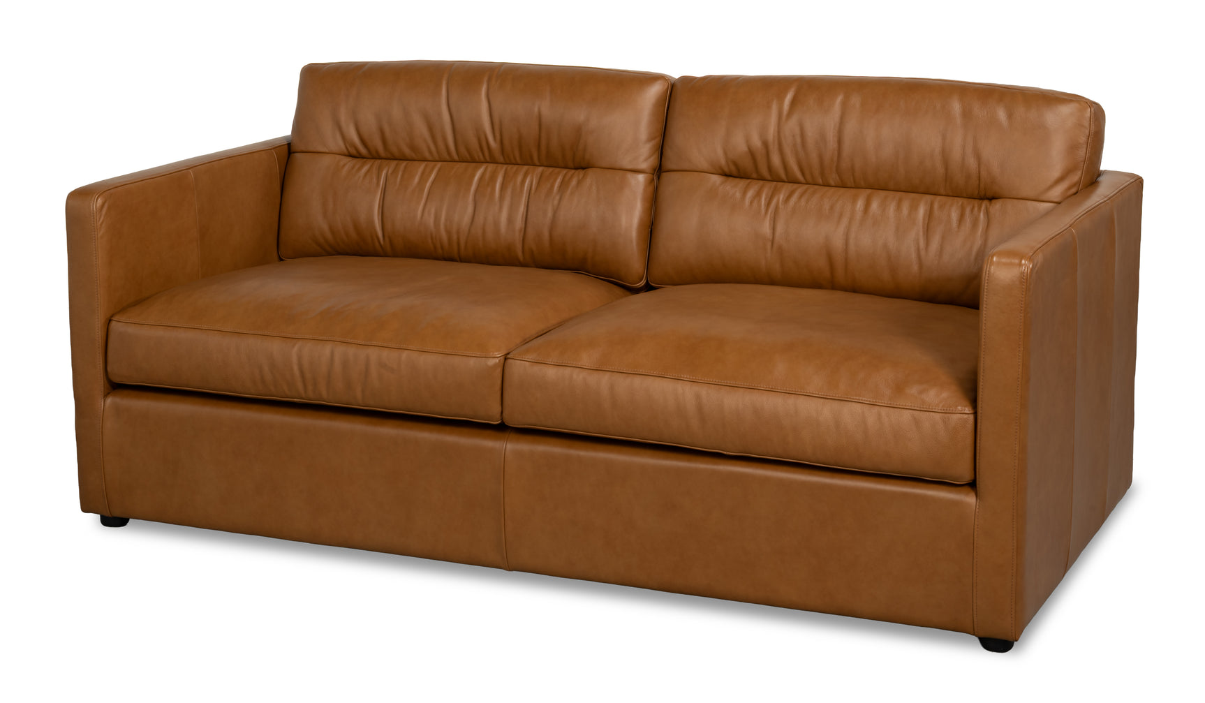 Grant Tuxedo Brown Sofa