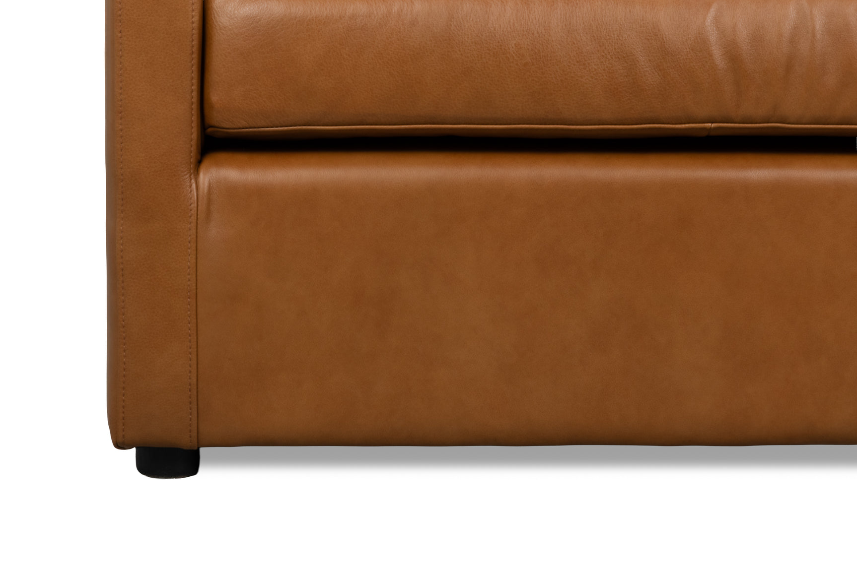 Grant Tuxedo Brown Sofa