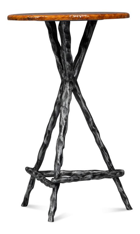 Planter's Brown Side Table