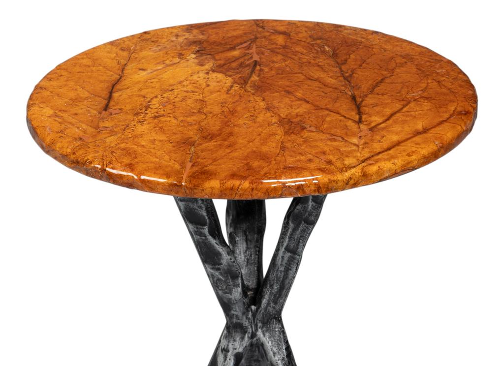 Planter's Brown Side Table