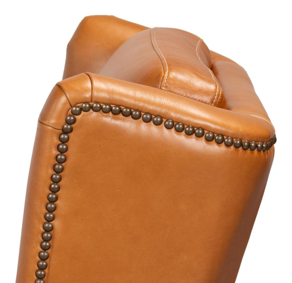 Bradford Brown Leather Recliner