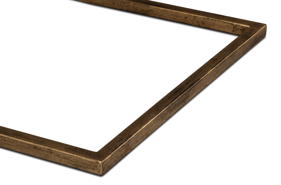 Patsy Gold Marguina Marble Side Table
