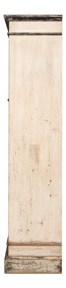 Marrakesh Red/Tan Painted Cabinet