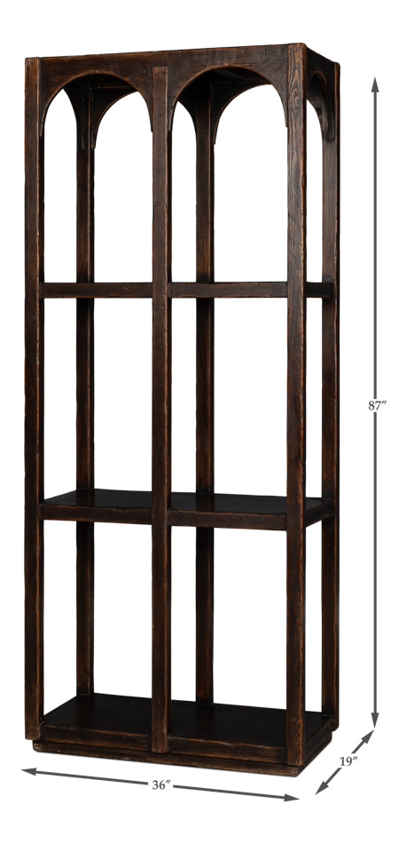 Cloister Black Display Cabinet