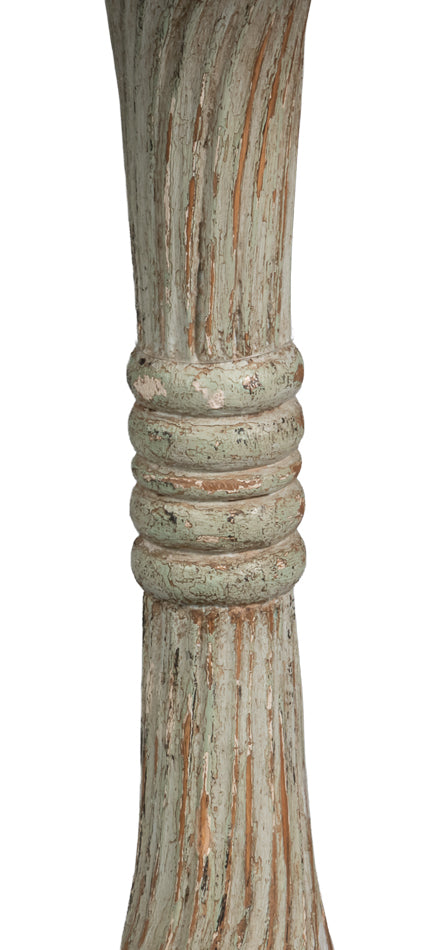 Fleur Brown Round Side Table