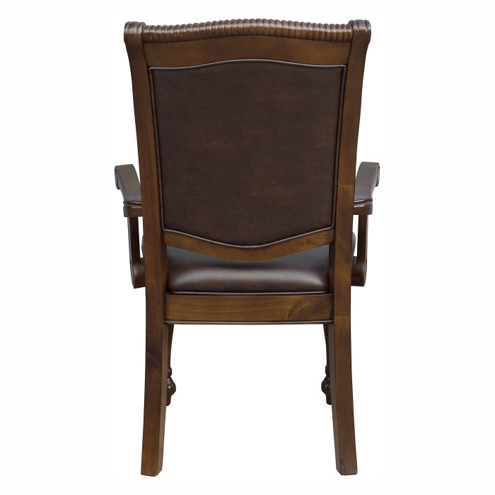 Lordsburg Brown Cherry 7pc Dining Set