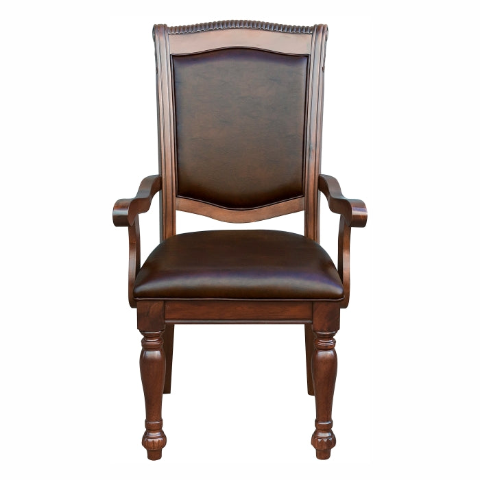 Lordsburg Brown Cherry 7pc Dining Set