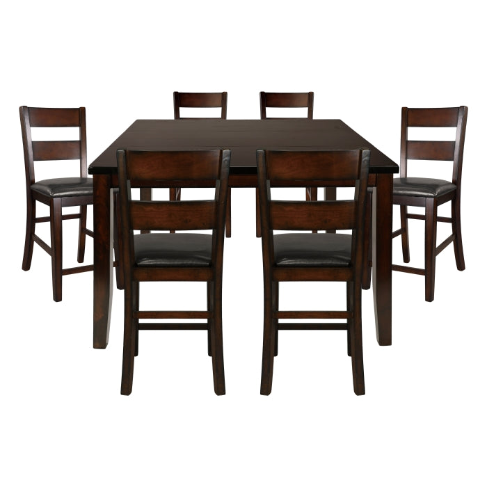 Mantello Espresso 7pc Dining Set