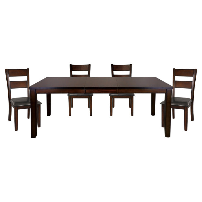 Mantello Brown 5pc Dining Set